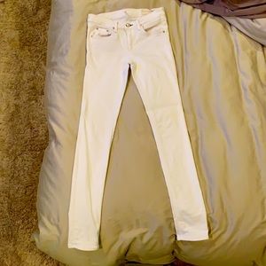 Rag and bone white denim